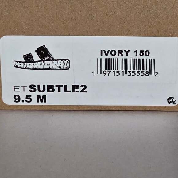 NWT Earth Origins Women's Subtle 2 Sandal in Ivory/Natural - Picture 6 of 7